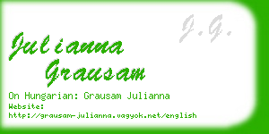julianna grausam business card